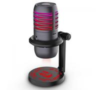 Redragon Nebula 6 Color LED USB Condenser Gaming Microphone with Desktop Stand GM211