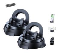 Redreeer Car Phone Holder Mount,360-Degree Rotatable Mobile Holder with Non-slip Base,Strong Adsorption Car Bracket, Rock-Solid Hold, Washable Gel Pad, Clear Driving View,For All Models (2pcs)