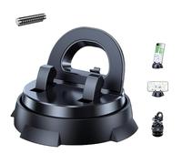 Redreeer Car Phone Holder Mount,360-Degree Rotatable Mobile Holder with Non-slip Base,Strong Adsorption Car Bracket, Rock-Solid Hold, Washable Gel Pad, Clear Driving View,For All Models (1pcs)