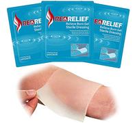 RedRelief Emergency Burn Dressing 10x10cm Pack of 5 - Cools, soothes and relieves Pain