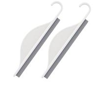 Redreo Pack of 2 shower squeegees, silicone squeegee, shower window squeegee for shower, window, glass