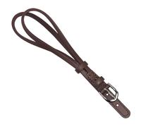 Redroosteruk Cordette String Ladies Leather Watch Strap Art Deco Cocktail Vintage Style Quality & Value Replacement Vintage Watches (Brown, Medium - Silver Buckle)