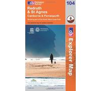 Redruth and St Agnes (OS Explorer Map): Camborne & Perranporth. Showing part of the South West Coast Path by Ordnance Survey ( 2008 ) Map