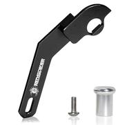 REDSPIDER RC Transmitter Steering Wheel Trigger，Alloy Steering Wheel TriggerOne Hand Control Accessory Adapter Two Colors to Choose from for Radiolink RC4GS RC6GS (Black)