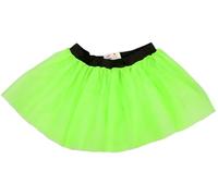 REDSTAR FANCY DRESS Ladies Neon Tutu Skirt 80s Party Outfit Hen Party Running Costume 1980s (8-12 UK, Green)