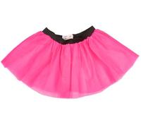 REDSTAR FANCY DRESS Ladies Neon Tutu Skirt 80s Party Outfit Hen Party Running Costume 1980s (8-12 UK, Pink)