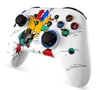 REDSTORM Controller für Nintendo Switch Pro, kabelloser Switch Controller mit hervorragender Vibration, kabellose Verbindung bis zu 8 Meter, 5 Level LEDs für Nintendo Switch und PC