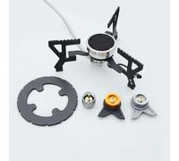 REDSUN FD3 Portable Infrared Camping Stove with Adapter Set & Pot Support Included, EVA Carrying Case, Foldable Tripod, Dual Combustion Modes, Windproof & High Efficiency