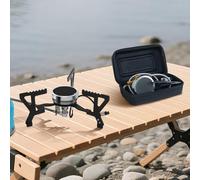 REDSUN FD3 Portable Infrared Camping Stove with EVA Carrying Case, Foldable Tripod Design, Dual Combustion Modes, Windproof & High Efficiency, Ideal for Hiking and Backpacking