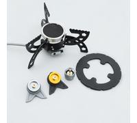 REDSUN FD6 Portable Infrared Gas Stove with Adapter Set & Pot Support Included, High-Efficiency Wind-Resistant Backpacking Stove, Piezo Ignition, 3.0kW Folding UFO Stove