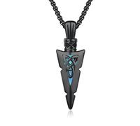 REDSUN Viking Arrow Thors Hammer Necklace 925 Sterling Silver Viking Cross Hammer Cross Pendant Celtic Pendant Amulet Jewelry for Men Son Boy Ladies Men Unisex,129 bis 22 in,Sterling