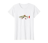 Redtail Catfish Value Graphic T-Shirt, Women, White, S
