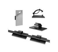 REDTIGER Cable Clips with Strong Self-Adhesive, Easy for Installation, Without Any residues and Damage, Suitable for Inside The car- - 5 Pcs (Black)