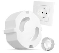 REDTRON 20×Protection Sockets for Babies and Children, Plugs for sockets, Electric shock protection, Child Electrical Outlet Fuse, White