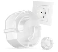 REDTRON 20×Socket Cover for Infants and Children, Child Fuse for Power Sockets, Electric Shock Protection, Wall Outlet Cover with Glueless, Transparent