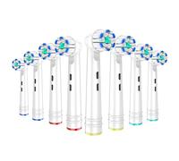 REDTRON Replacement Brush Heads Compatible with Oral B, 8 Pack Electric Toothbrush Heads Works with Oral B Sensitive Clean-Style 2