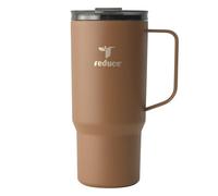 REDUCE 24 oz Hot1 Vacuum Insulated Mug for Hot Tea, Coffee and Other Hot Drinks - With Flo-Motion Lid and Handle, Single-Serve and Cupholder Friendly, Keeps Drinks Hot for up to 8 Hrs, Java