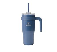 reduce 24 oz Tumbler with Handle - Vacuum Insulated Stainless Steel Travel Mug Sip-It-Your-Way Lid and Straw Keeps Drinks Cold up to Hours Sweat Proof, Dishwasher Safe OG Mineral Blue (13229-FF)