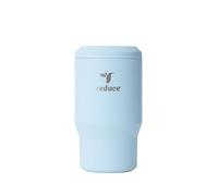 Reduce 4-in-1 Drink Cooler - Versatile Can & Bottle Holder with Vacuum Insulation - Keeps Drinks Cold Up to 4 Hours - Includes Bottle Opener - Fits Cupholders & Dishwasher Safe - 14oz - Cloud Blue