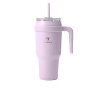 reduce 40 oz Tumbler with Handle - Vacuum Insulated Stainless Steel Mug Sip-It-Your-Way Lid and Straw Keeps Drinks Cold up to 34 Hours Sweat Proof, Dishwasher Safe, BPA Free OG Lilac Bud (13278-FF)