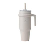 REDUCE 50 oz Tumbler w/ Handle Vacuum Insulated Stainless Steel Mug w/ Sip-It-Your-Way Lid and Straw Keeps Drinks Cold up to 50 Hours Sweat Proof, Dishwasher Safe, BPA Free PC Casa Blanca (13253-FF)