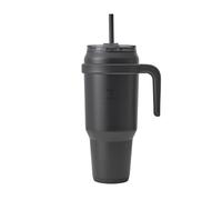 reduce 50 oz Tumbler with Handle - Vacuum Insulated Stainless Steel Mug Sip-It-Your-Way Lid and Straw Keeps Drinks Cold up to Hours Sweat Proof, Dishwasher Safe, BPA Free PC Black (13254-FF)