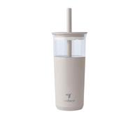 REDUCE Aspen 20oz Vacuum Insulated Glass Tumbler - Extra Wide Straw and Lid