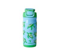 Reduce Hydrate Pro Kids 14oz Stainless Steel Insulated Water Bottle w/Straw - Spill Proof Tumbler for Kids - 30 Hour Cold Retention - Dishwasher Safe Leak-Proof Design - Scuba Turtles