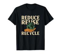 Reduce Reuse Recycle Earth Hand Eco T-Shirt