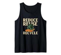Reduce Reuse Recycle Earth Hand Eco Tank Top
