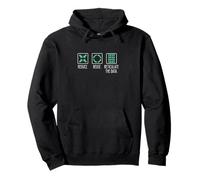 Reduce Reuse Reticulate The Data Cool Environmental Engineer Pullover Hoodie