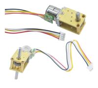 Reduced Speed Stepper Motor DC5V 10mm Diameter 18° Step Angle with Metal Gearbox, Compatible with Miniature Robots and Smart Furniture, 21:1 to 1030:1 Gear Ratio Options