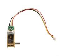 Reduced Speed Stepper Motor DC5V 10mm Diameter Single-Phase Four-Wire with Dual Metal Gearbox for Intelligent Robots and Miniature Cradles(42:1)