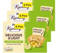 Reduced Sugar Apple Pies 6 per Box MrKiplings (18x52g)