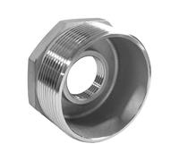 Reducer Hex Bushing, 1PC 2" Male - 1/4" Female BSPT 304 Stainless Steel Pipe Connectors, Reducing Pipe Adapter Fitting for Plumbing Air Tool and More