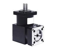 Reducer Planetary Gearbox Right Angled Reducer 90 Degree Ratio 3:1-200:1 for 57/86mm Stepper Brushless Motor 60/80 Servo(16mm for 90 Servo,Ratio 36 to 1)