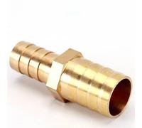 Reducing Barb Hose Fitting, Full-Size Brass 2 Way Barbed Pipe Reducer/Equals Straight Connector Pagoda OD 2.5 3 4 6 8 10 12 14 16-32mm(4mm 2.5mm)