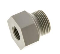 Reducing Ring G1/2'' Female x G1'' Male Polypropylene (pp) 10bar (140.5psi) FDA 43mm Hex