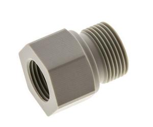 Reducing Ring G1/2'' Female x G3/4'' Male Polypropylene (pp) 10bar (140.5psi) FDA 32mm Hex