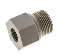 Reducing Ring G3/8'' Female x G3/4'' Male Polypropylene (pp) 10bar (140.5psi) FDA 32mm Hex