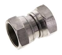 Reducing Straight Connector G1 1/2'' Female High Pressure Stainless Steel 60° Cone 125bar (1756.25psi) Hydraulic
