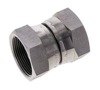 Reducing Straight Connector G1 1/2'' Female High Pressure Steel 60° Cone 125bar (1756.25psi) Hydraulic