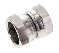 Reducing Straight Connector G1 1/4'' Female High Pressure Stainless Steel 60° Cone 150bar (2107.5psi) Hydraulic