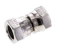 Reducing Straight Connector G1/4'' Female High Pressure Stainless Steel 60° Cone 575bar (8078.75psi) Hydraulic
