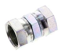 Reducing Straight Connector G1'' Female High Pressure Steel 60° Cone 150bar (2107.5psi) Hydraulic