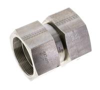 Reducing Straight Connector G2'' Female High Pressure Stainless Steel 60° Cone 75bar (1053.75psi) Hydraulic