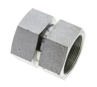 Reducing Straight Connector G2'' Female High Pressure Steel 60° Cone 75bar (1053.75psi) Hydraulic