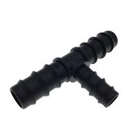 Reducing Tee ? 19mm to 19mm to 13mm - Triple Barbed