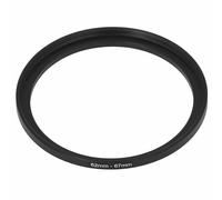 Reduction Adapter Ring for Camera Lens, Aluminum Alloy Converter Step Up Ring for UV CPL ND Close Up Filter with Various Lens Filters (62-67mm)