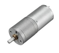 Reduction engine DC motor JGA25-370 Geared motor 6V 12V electric gear motor high torque 60/100/150rpm dc Gear motor rotating variable (Size : 1360RPM, Color : 12V)